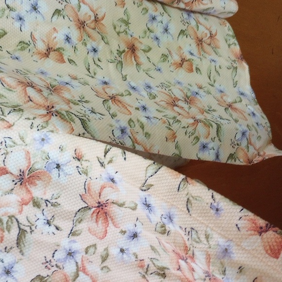 B.U.G. Size 22/24W Peach Maxi Skirt, Polyester & Cotton, Lavender, Green - Picture 3 of 6